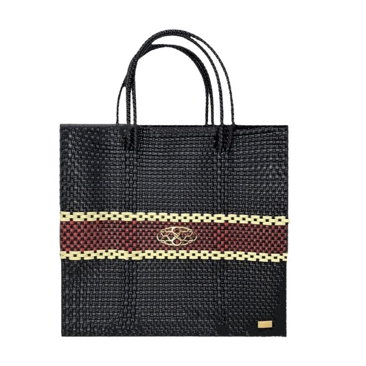 Women's Medium Woven Shoulder Strap Tote Bag