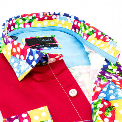 Domino Effect Button Down Shirt