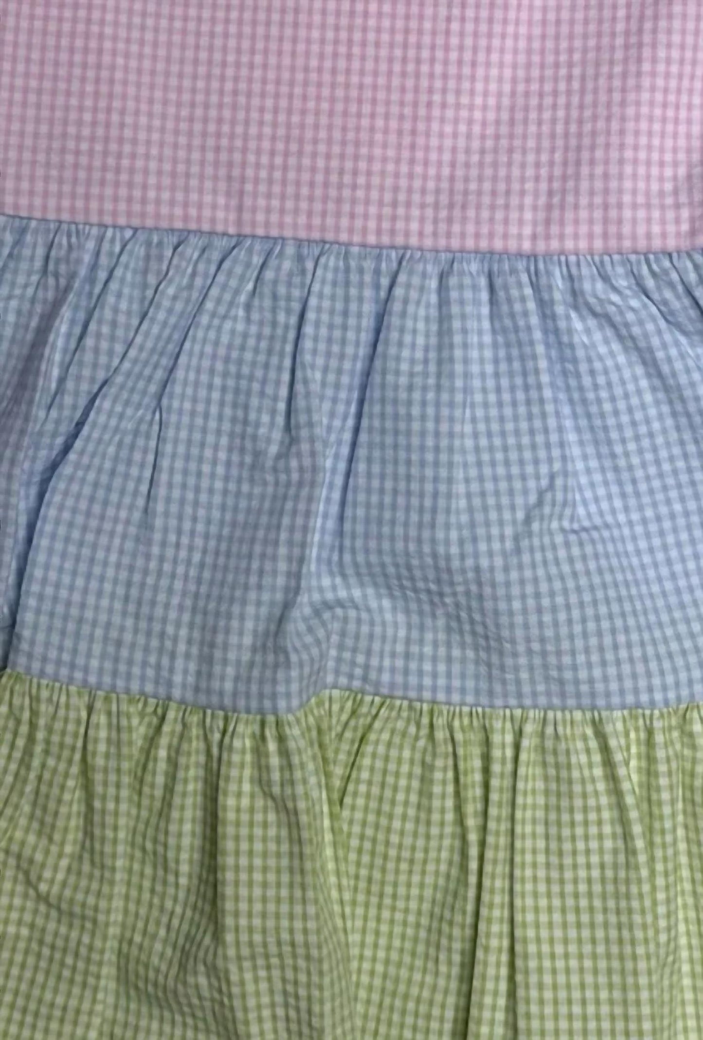 Girl's Colorblock Petunia Dress
