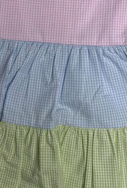 Girl's Colorblock Petunia Dress