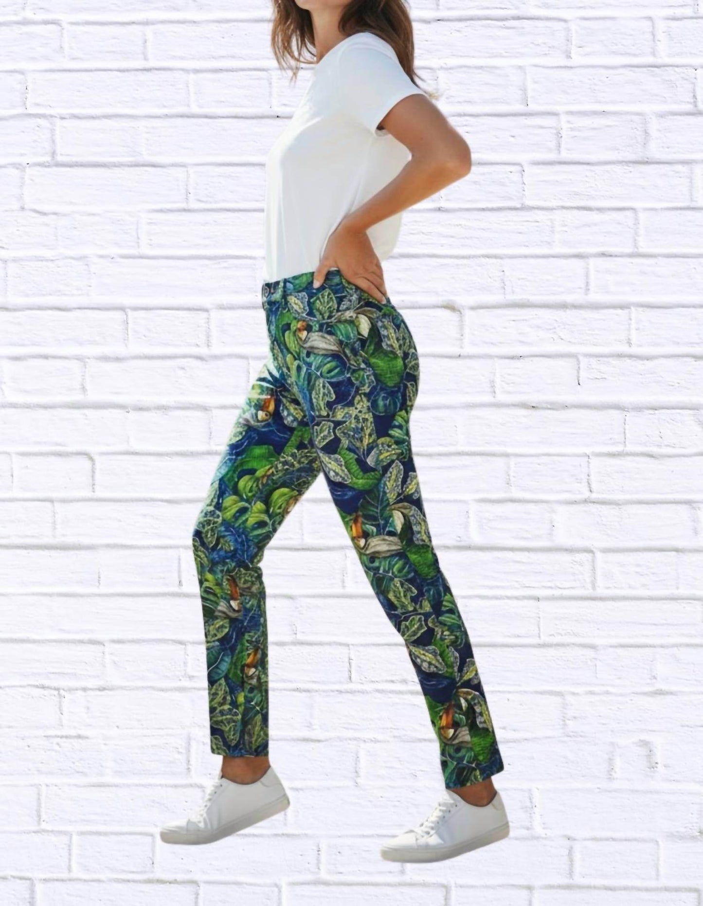 Diva USA - Tropical Toucan Print Pants - Rack Hunt -