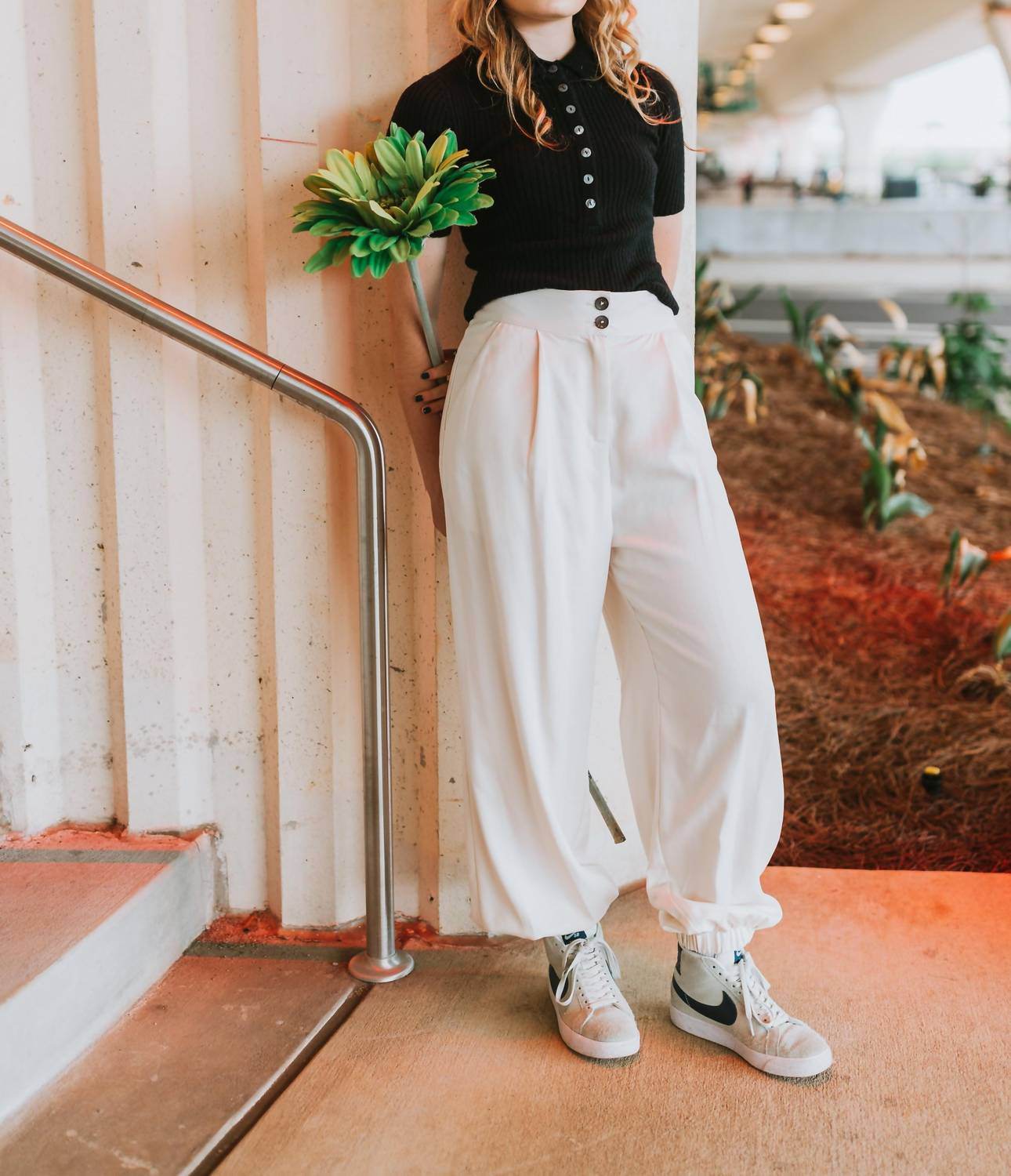 7115 by SZEKI - Molly Collared Short Sleeves Top - Rack Hunt