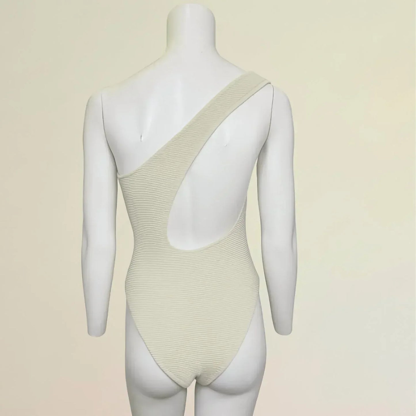 RUMER - Cassidy One Shoulder Maillot Bathing Suit/Body Suit - Rack Hunt