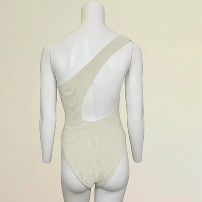RUMER - Cassidy One Shoulder Maillot Bathing Suit/Body Suit - Rack Hunt