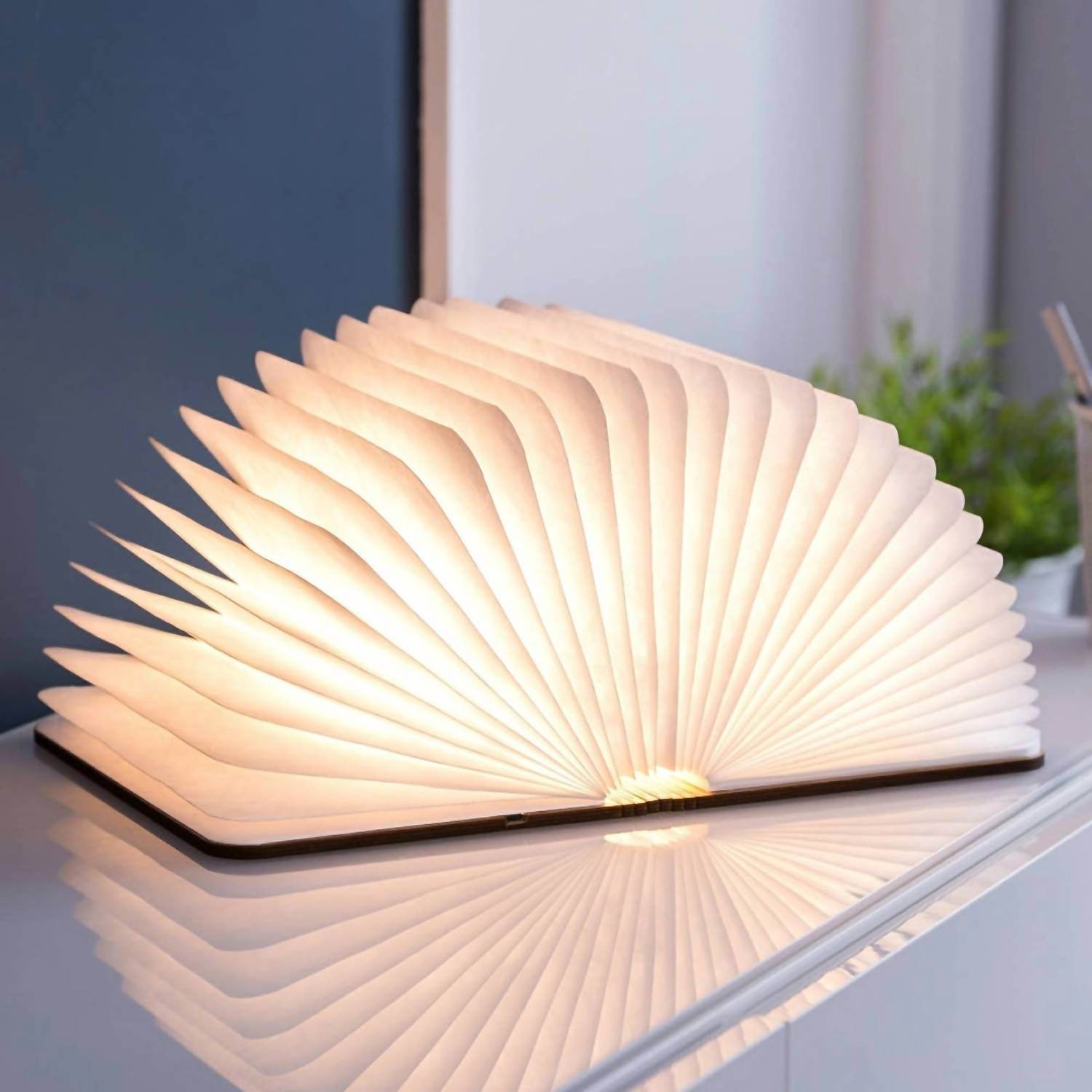 Gingko Design - Natural Wood Smart Book Light - Rack Hunt
