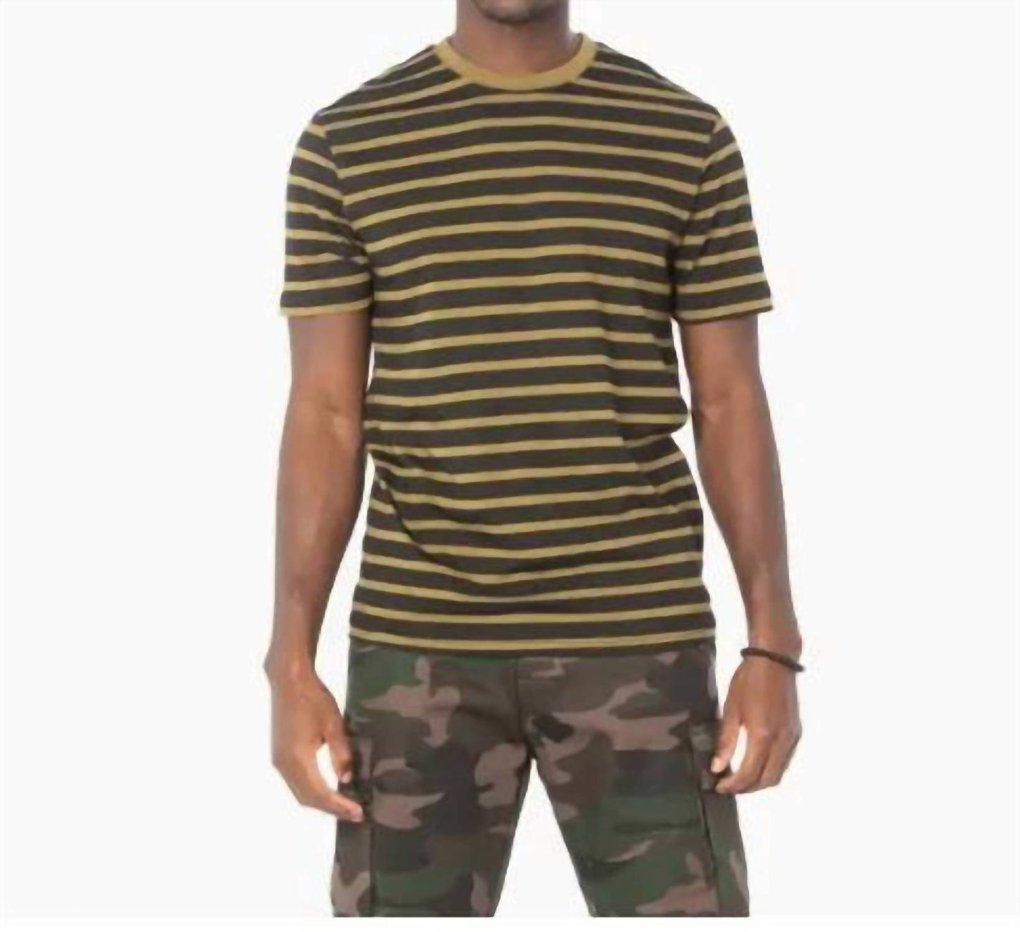 Men's Stripe Print T-shirt