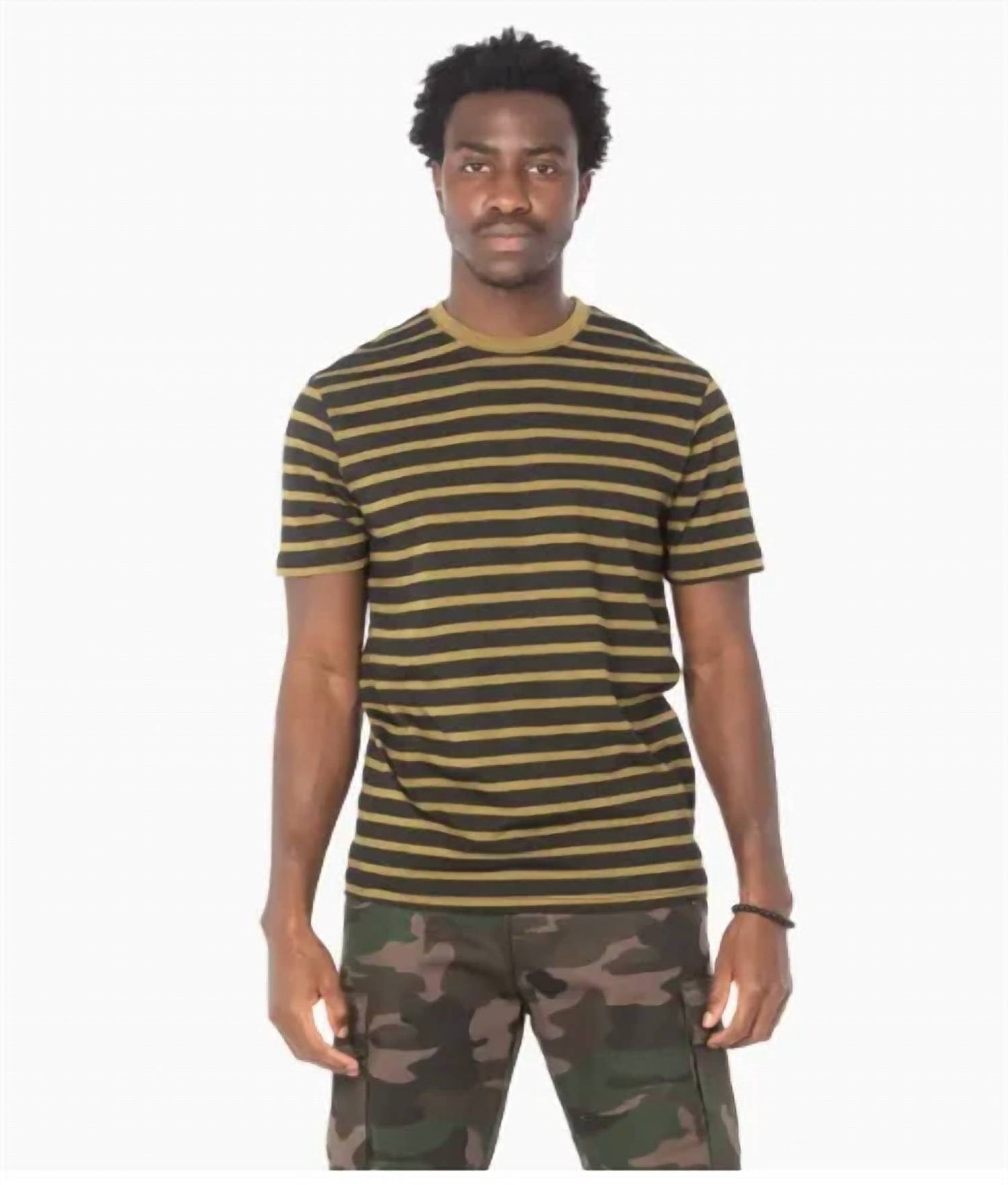 Men's Stripe Print T-shirt