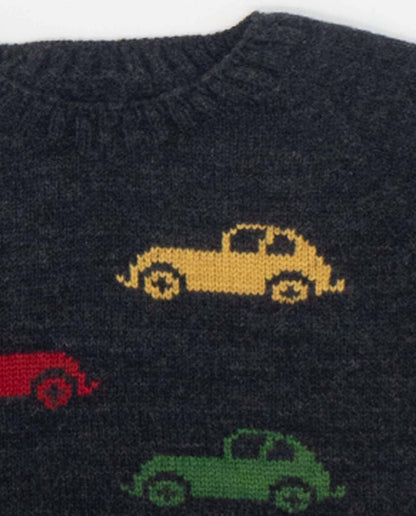 Kid's Cars Sweater