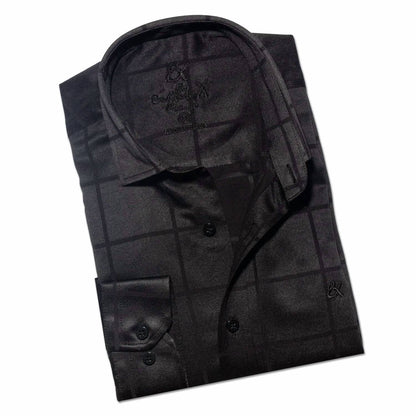 Window Pane Jacquard Shirt