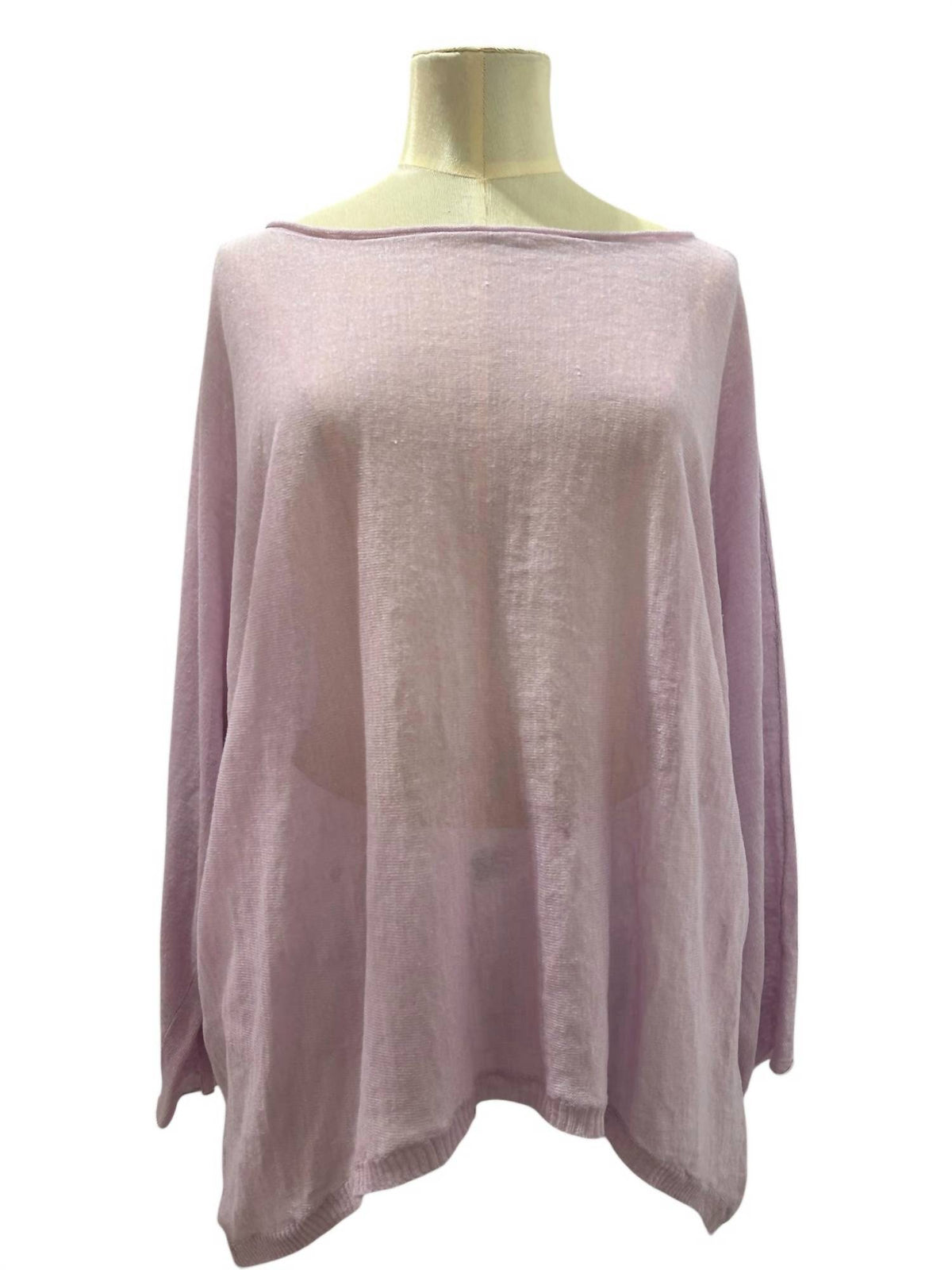 WOMEN'S HI-LO DOLMAN TOP