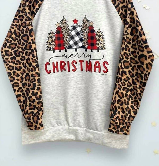 Women's Long Sleeve Merry Christmas Top