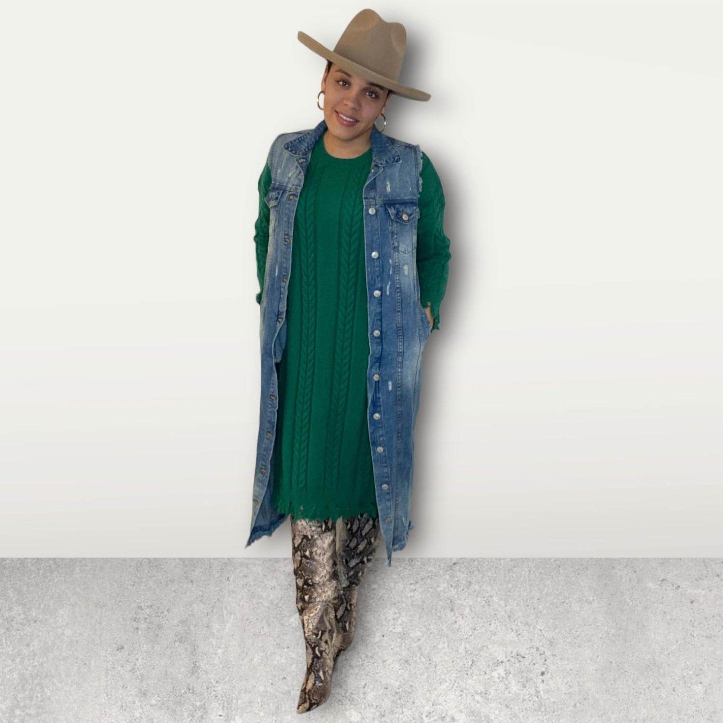 TWOTWINSTYLE - Lounge Knit Dress - Rack Hunt -