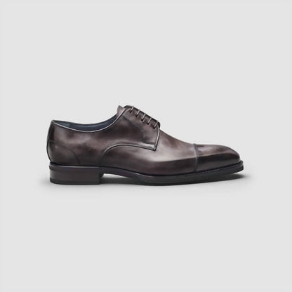 Scarpe di Bianco - Men's Pesaro Fumo Captoe Oxford Shoes - Rack Hunt