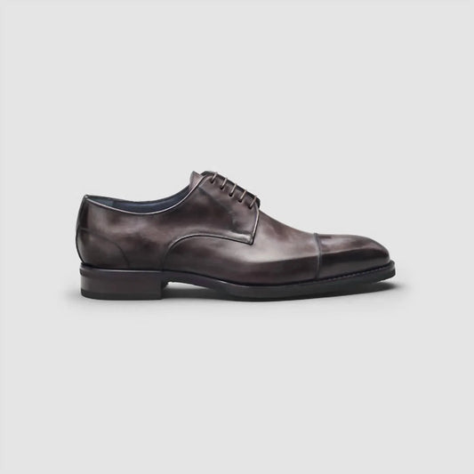 Scarpe di Bianco - Men's Pesaro Fumo Captoe Oxford Shoes - Rack Hunt