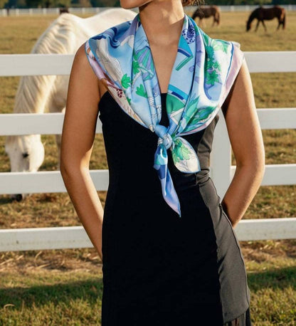 Women's Double Sided Silk Scarf