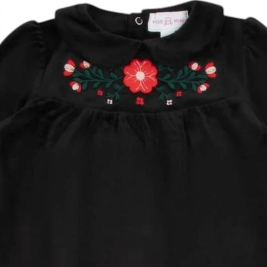 Girls Embroidered Shabbos Maxi Dress
