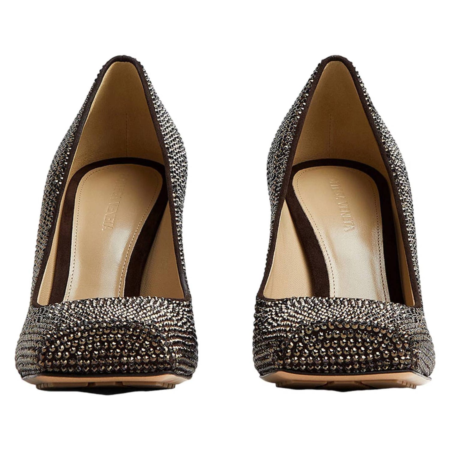 Women's Crystal Embellished Tower Pumps