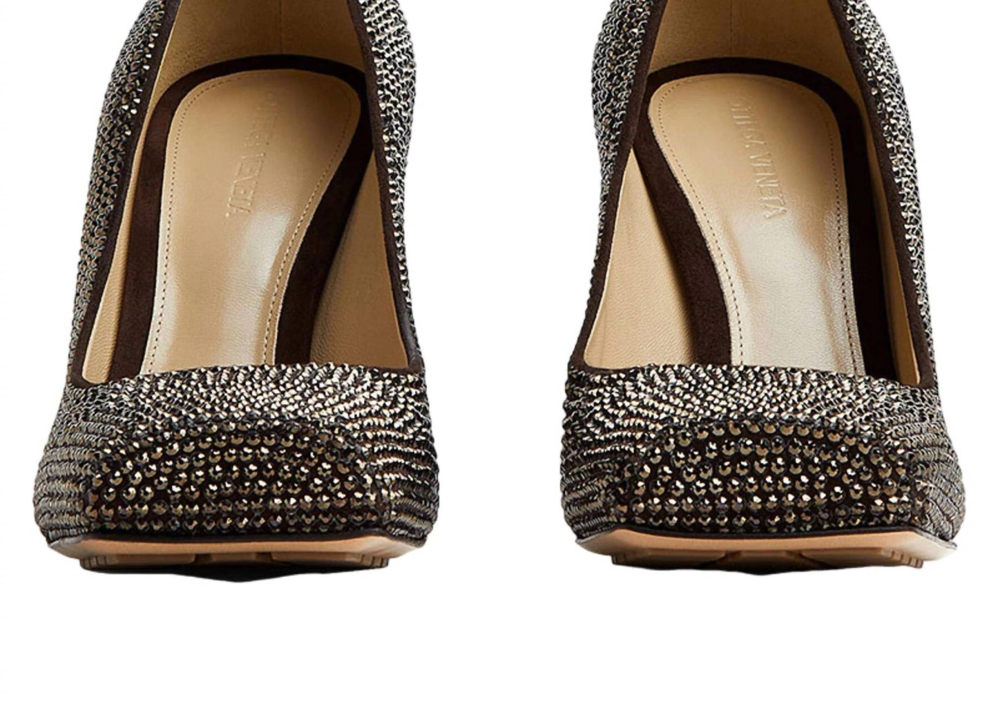 Women's Crystal Embellished Tower Pumps