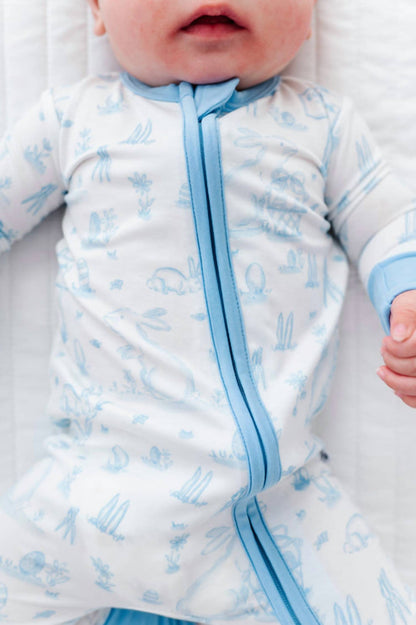 Bunny Toile Convertible Romper