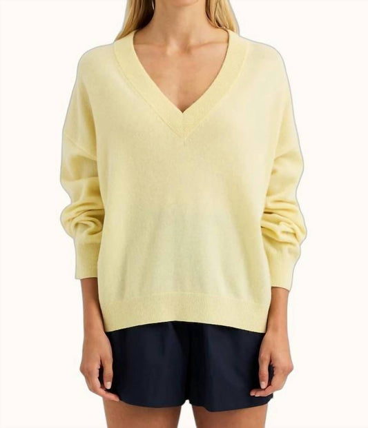 Catherine Cashmere V-neck Sweater