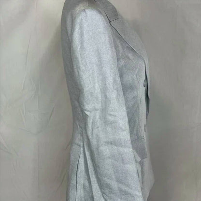Women’s Linen Lurex Double-breasted Blazer