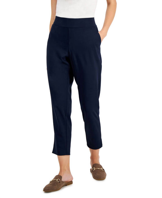 Pull-On Straight-Leg Pants