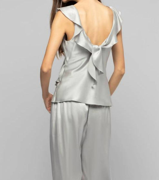 Tantoinette Silk Top With Ruffles