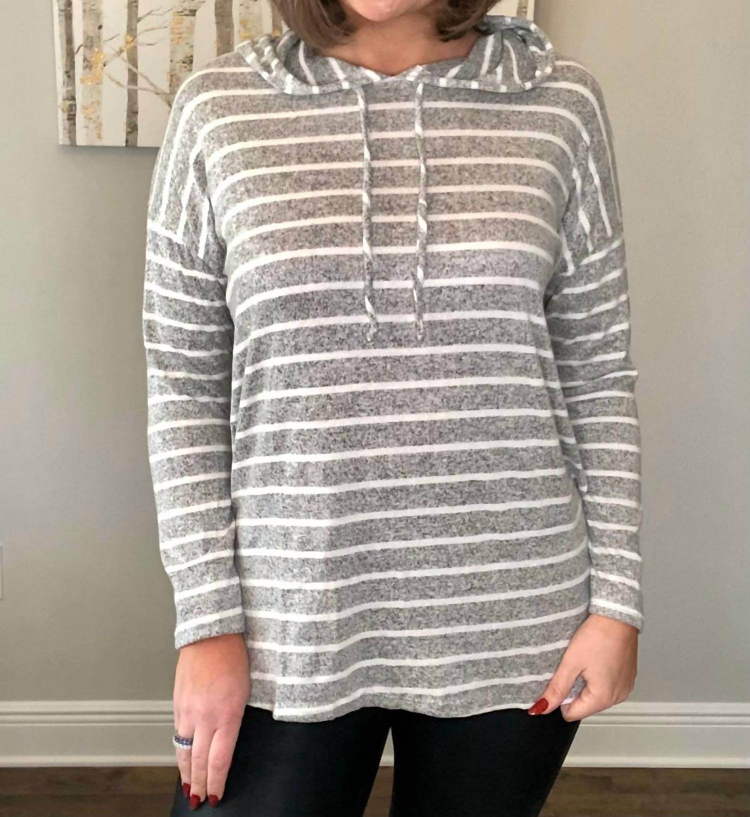 Pink Lily - Shea Striped Top - Rack Hunt -