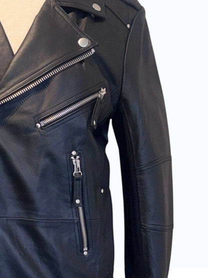 Women's Long Biker Jacket
