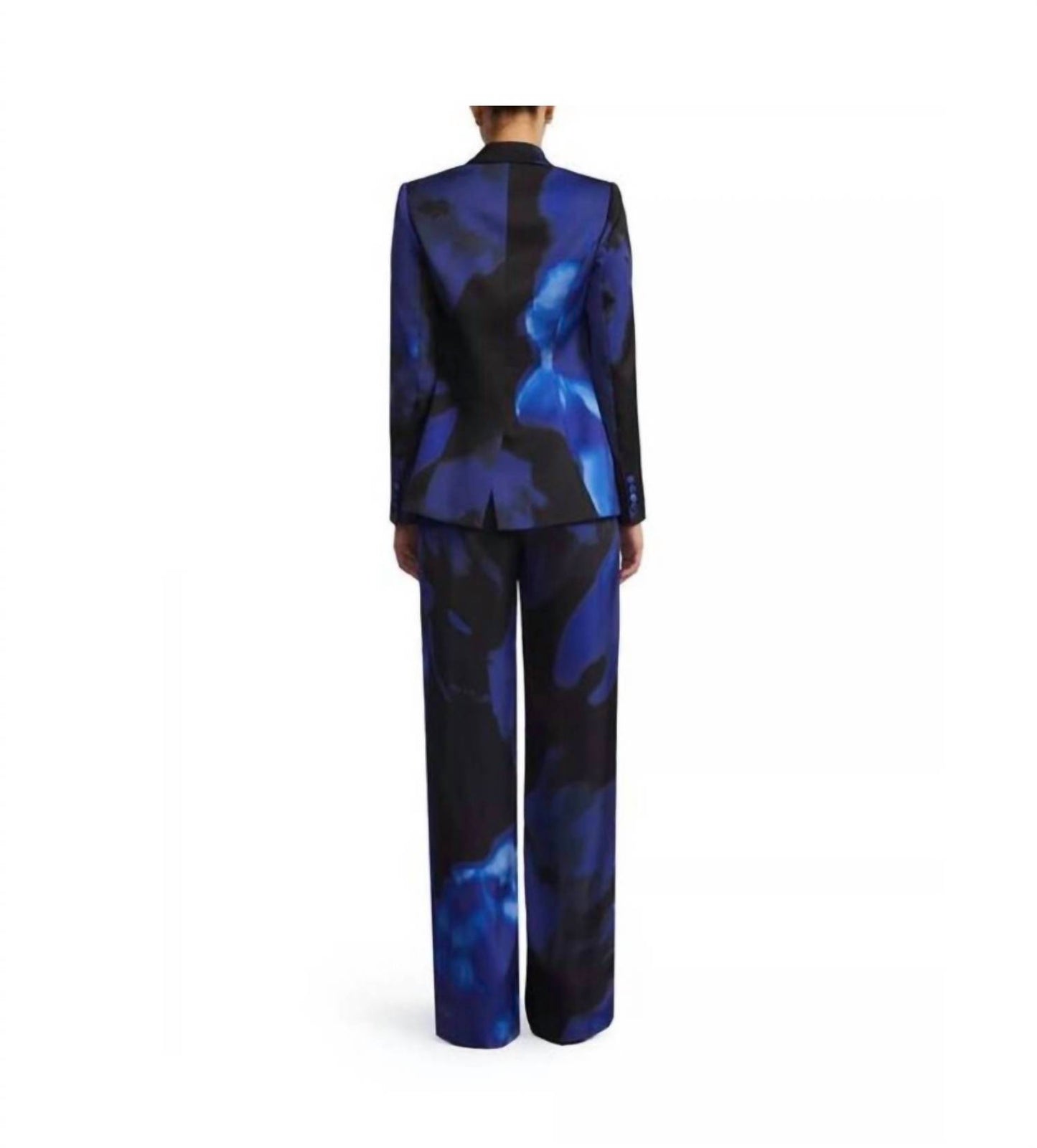 Printed Blazer and Matching Relaxed Pantsuits