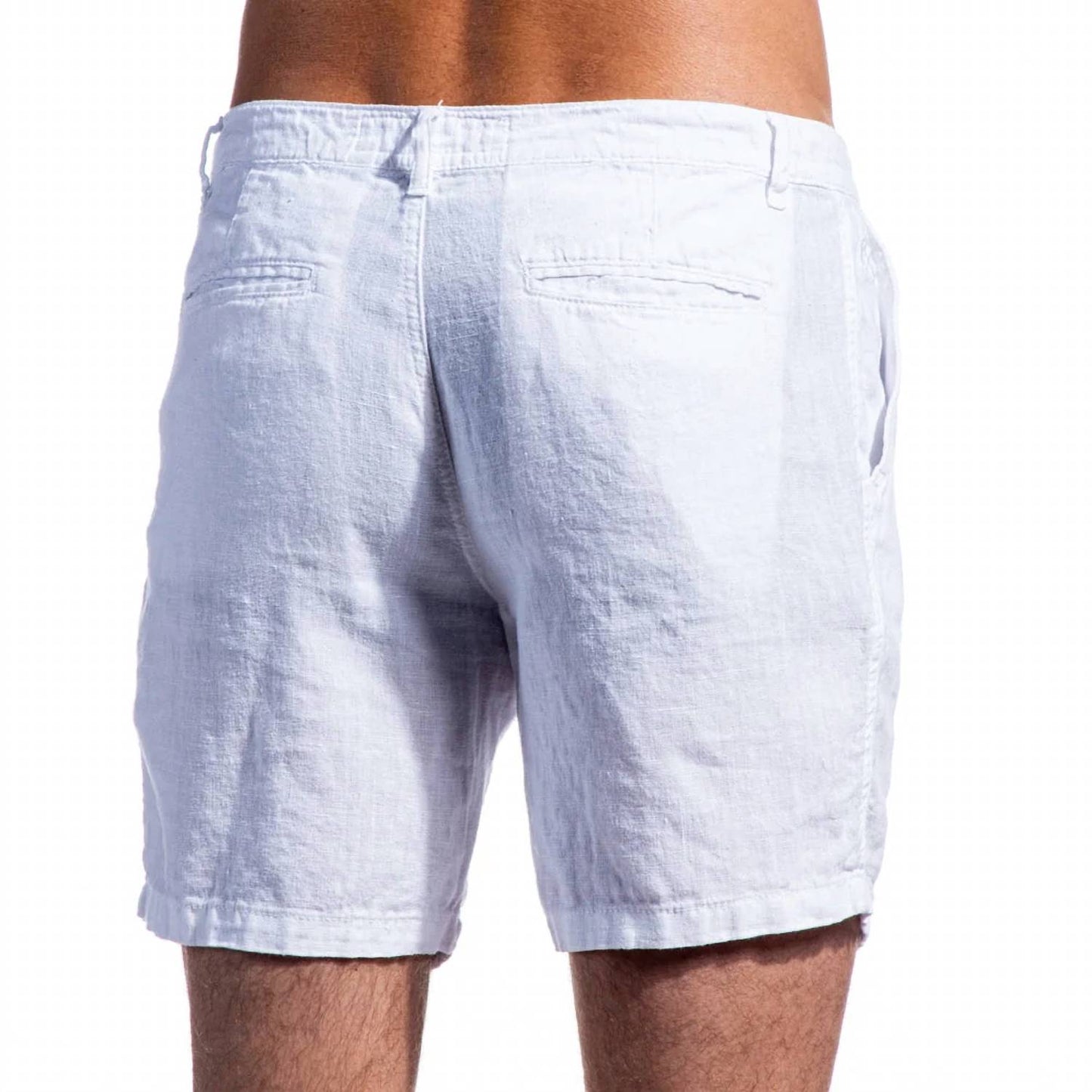 Linen Slim Fit Shorts