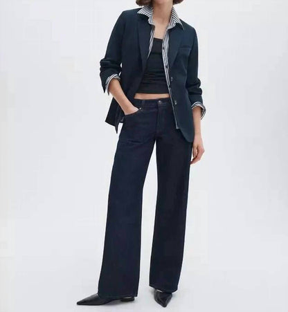 Saige Relaxed Straight Jeans