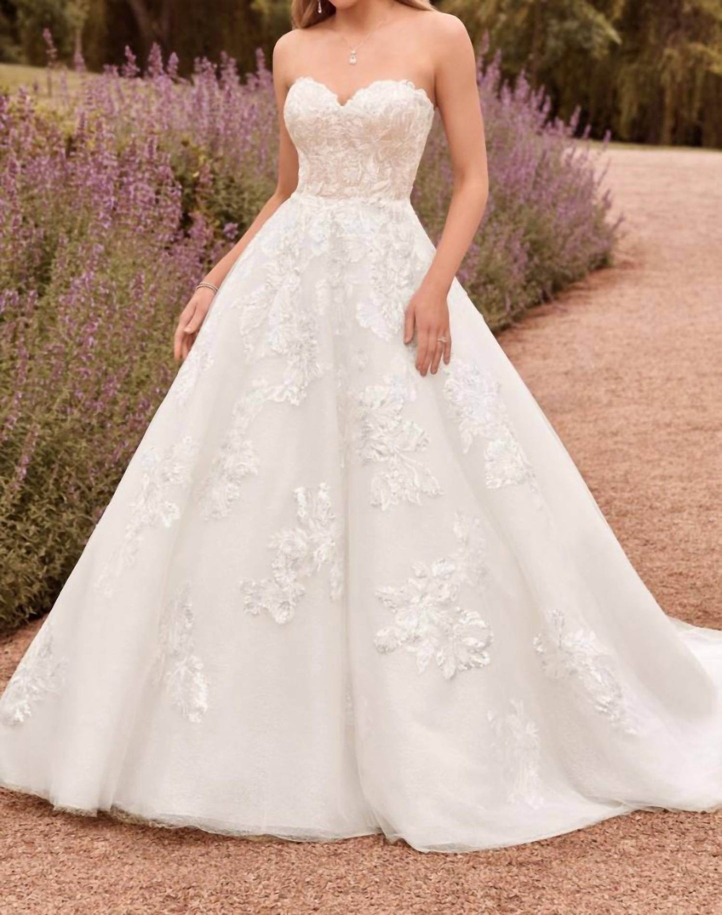Sophia Tolli - Strapless Sparkly Princess Wedding Gown - Rack Hunt