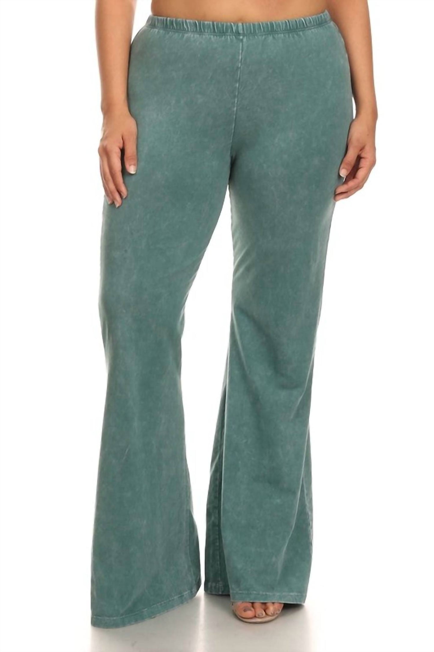 Mineral Wash Bell Bottom Soft Pant