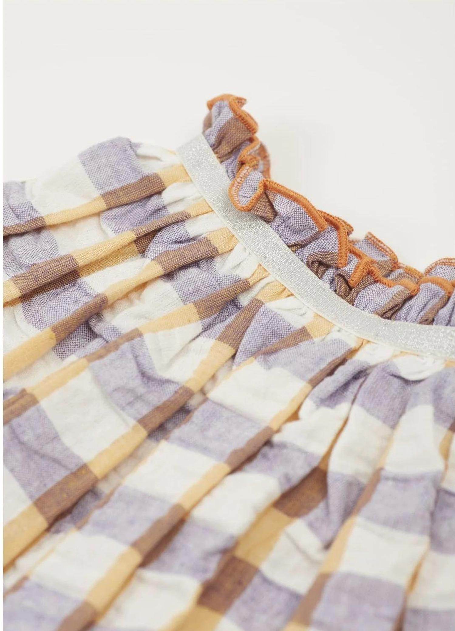 Arsène et les Pipelettes - Sherbert Check Skirt - Rack Hunt -