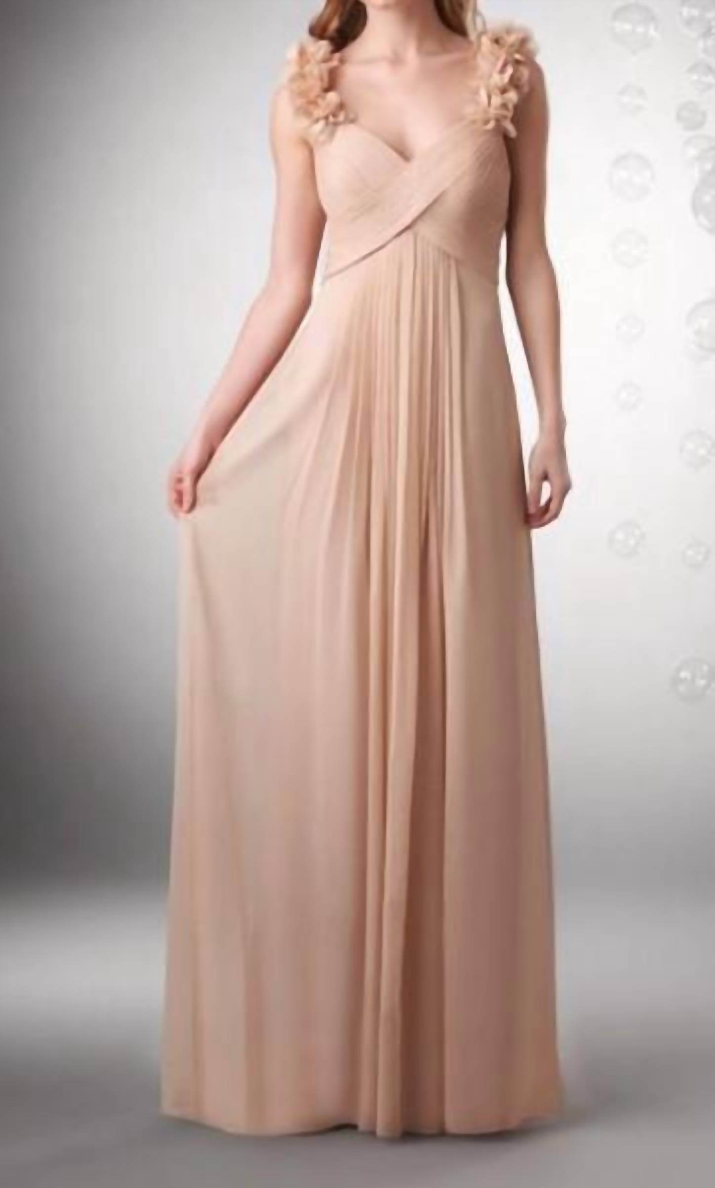 Bari Jay - Flower Straps Bridesmaid Dress - Rack Hunt -
