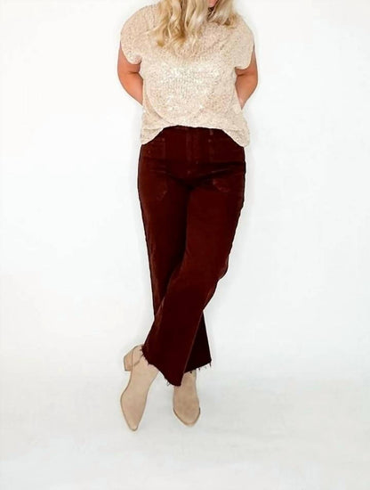 Sequin Ruched Shoulder Top