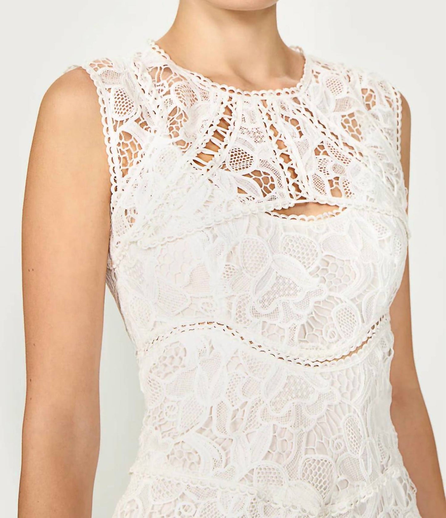 Janica Guipure Lace Gown