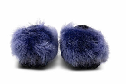 Women's Gommini Maxi Fur-lined Denim Loafers