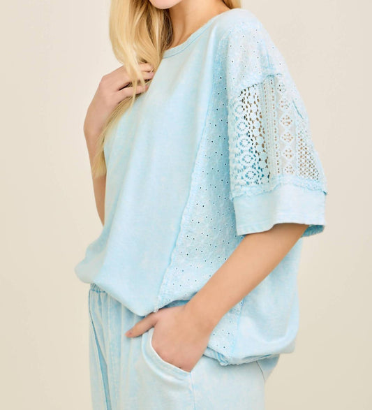 Lace And Eyelet Blouse