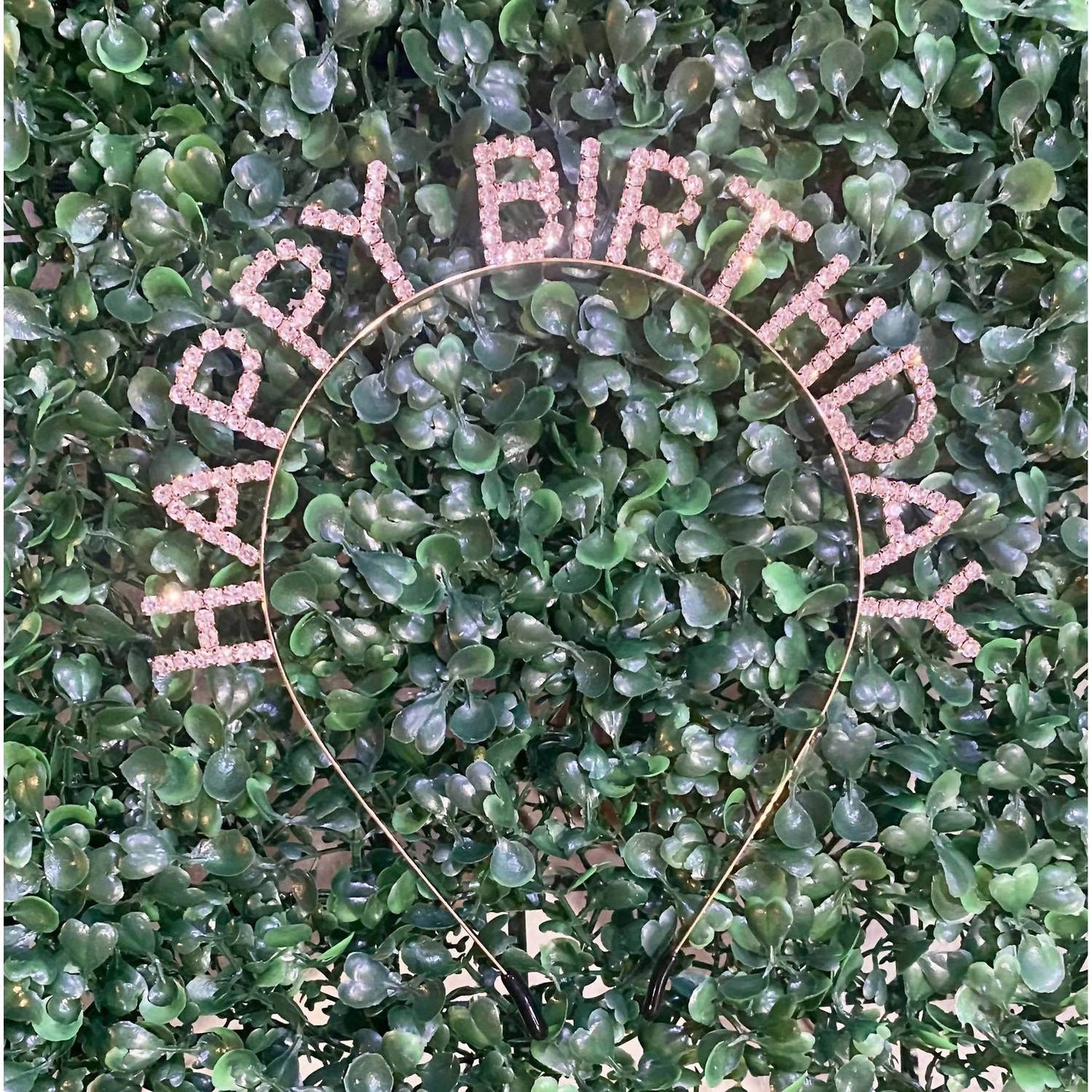 Pearl and Rox - Happy Birthday Crystal Rhinestone Headband - Rack Hunt -