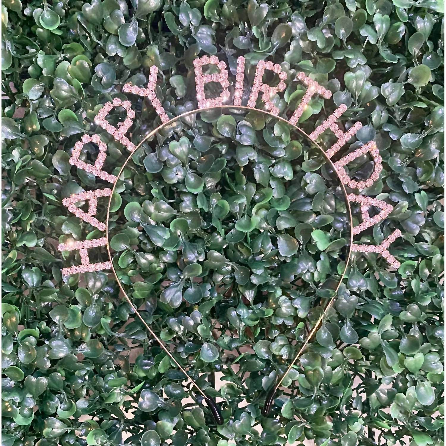 Pearl and Rox - Happy Birthday Crystal Rhinestone Headband - Rack Hunt -