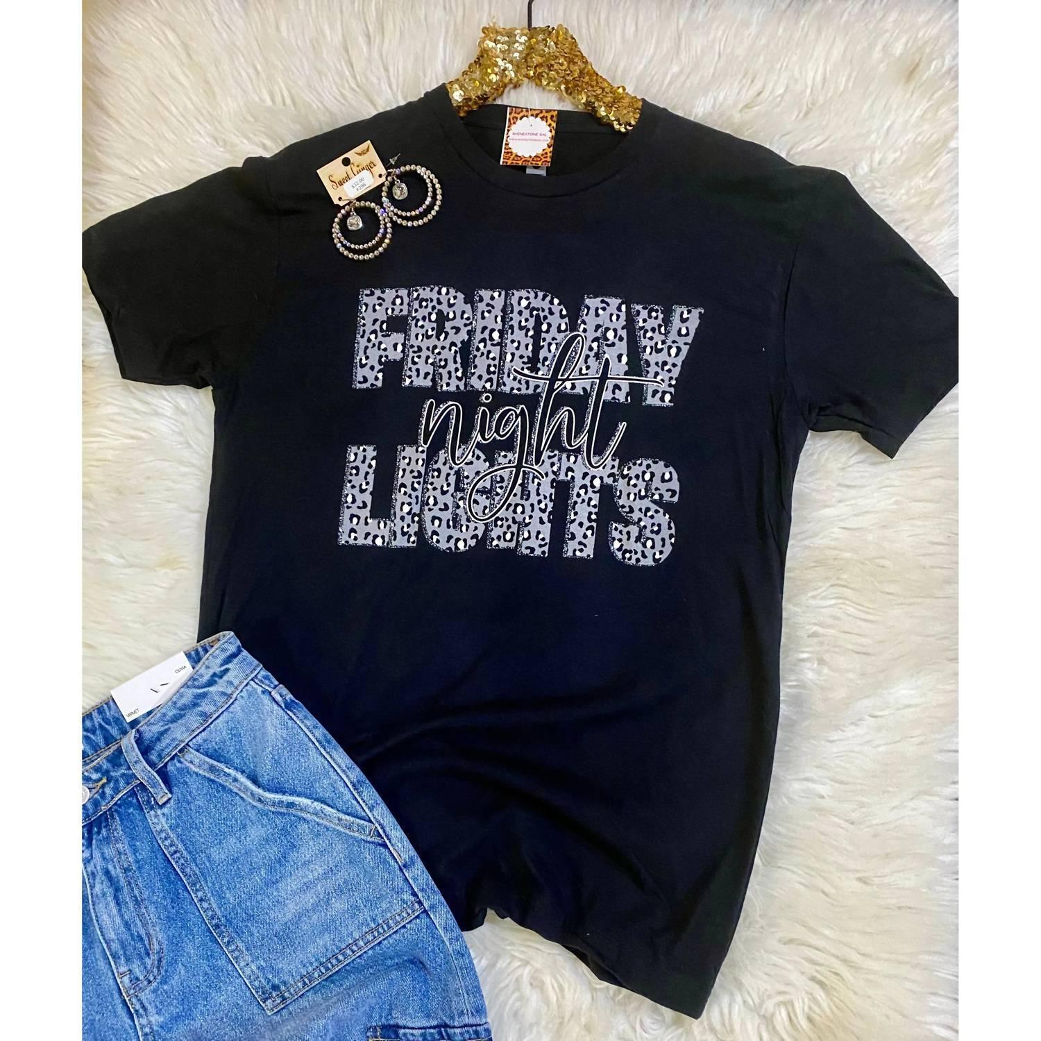 Southern Attitude - Women's Friday Night Lights Leopard Graphic Tee - Rack Hunt