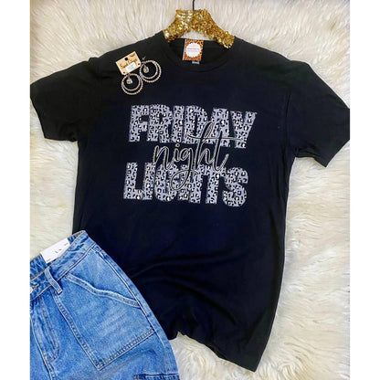 Southern Attitude - Women's Friday Night Lights Leopard Graphic Tee - Rack Hunt