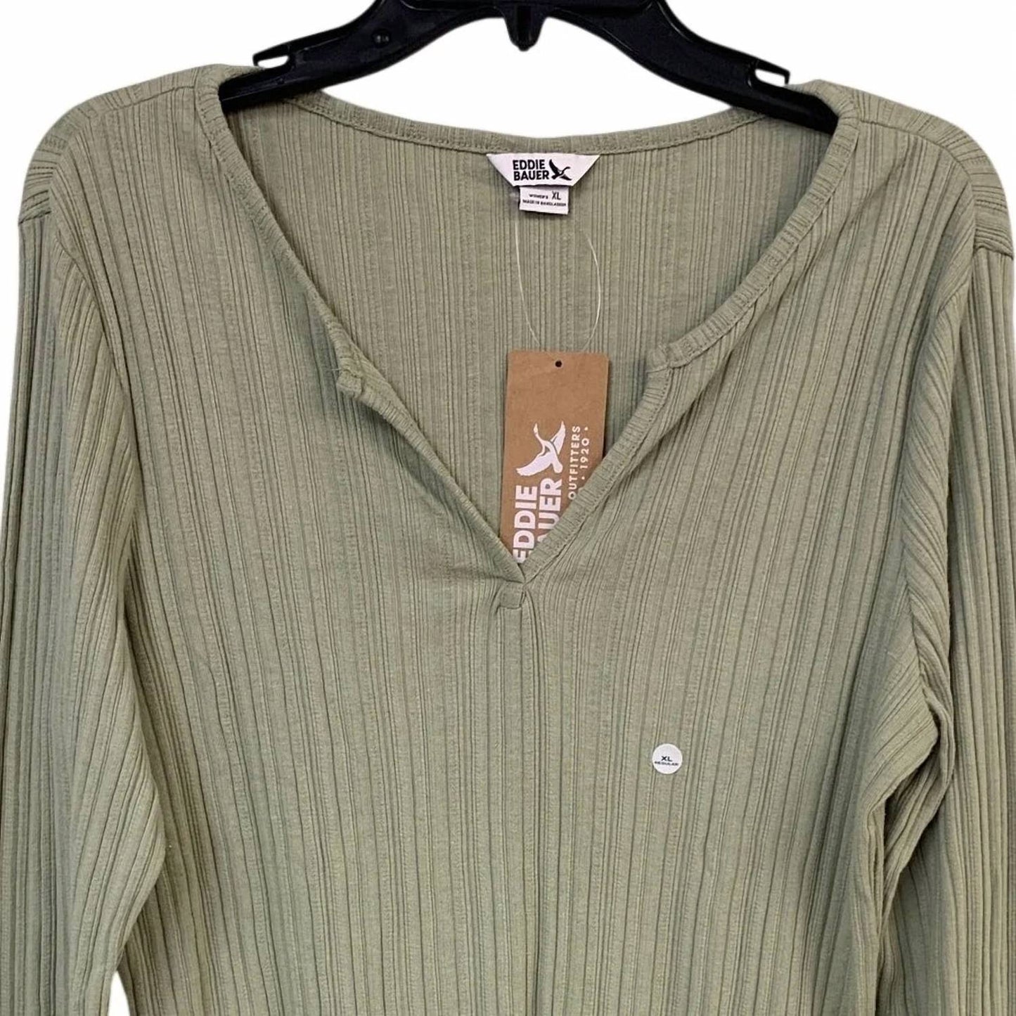 Meadowood Ribbed Long Sleeve Tee Shirt