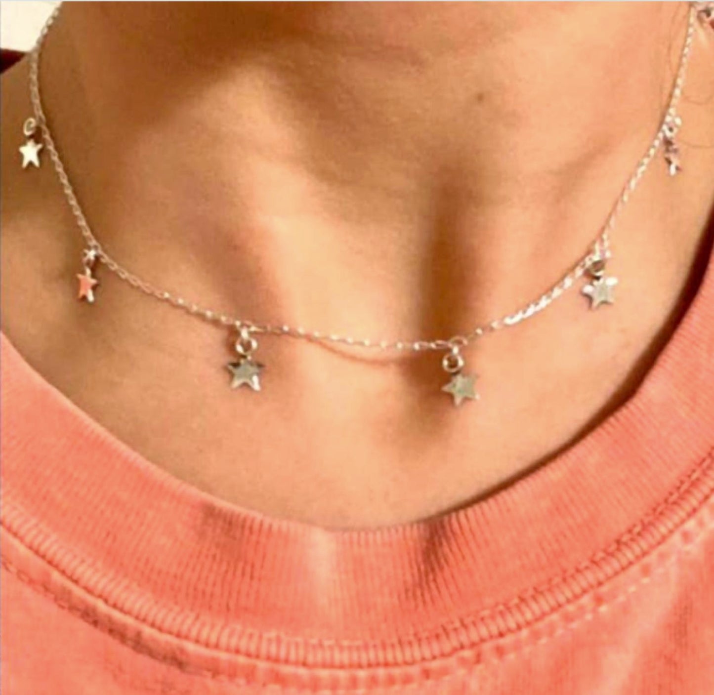 Women's Celestial Star Charms Necklace