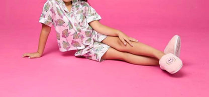 Girls Frozen Yogurt Short Silky Set