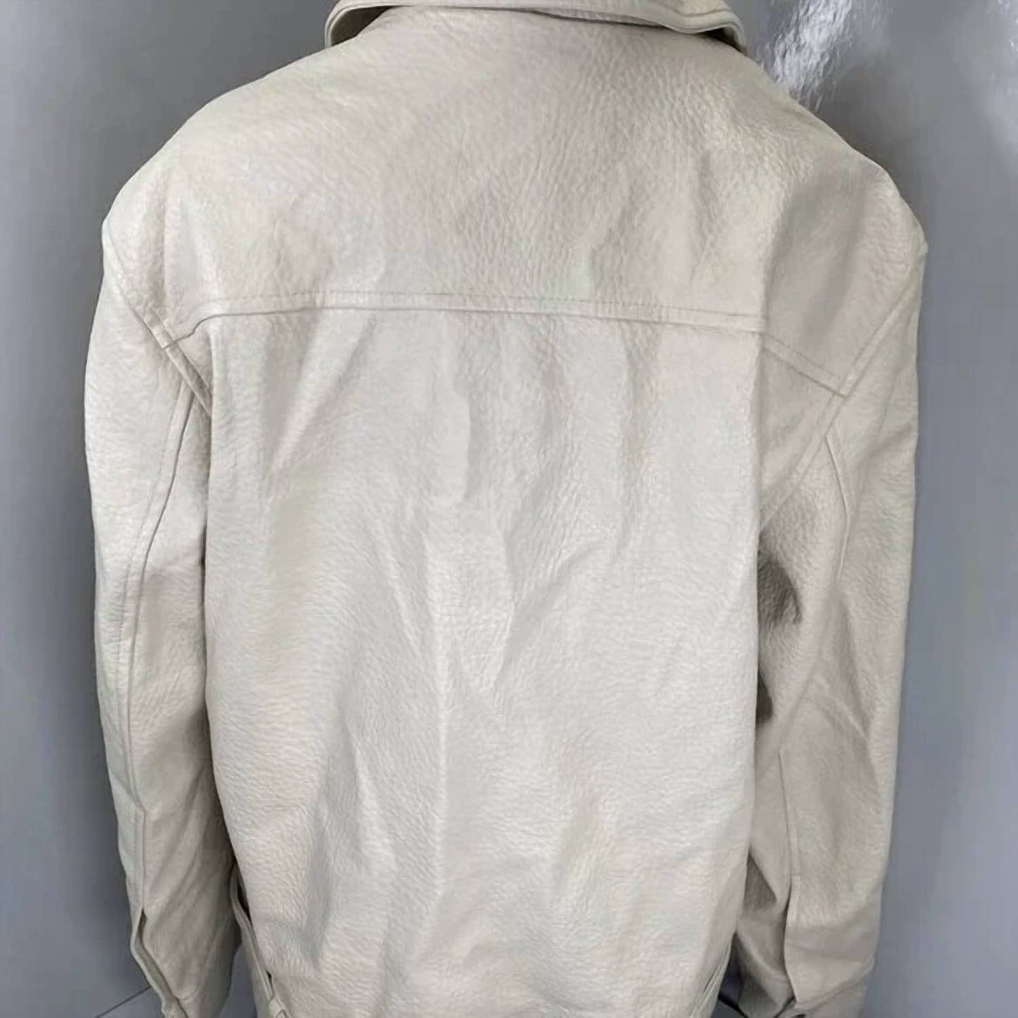Women's Vegan Faux Leather Moto Jacket