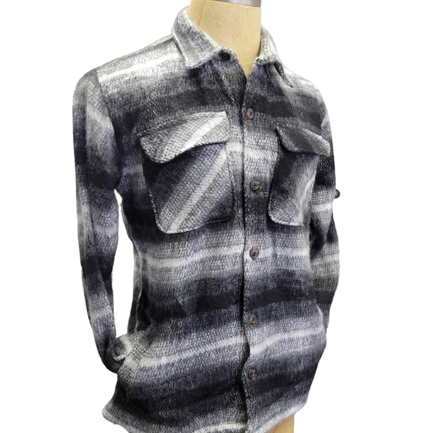 RNT23 - Men's Cotton Polyester Shirt Jacket - Rack Hunt -