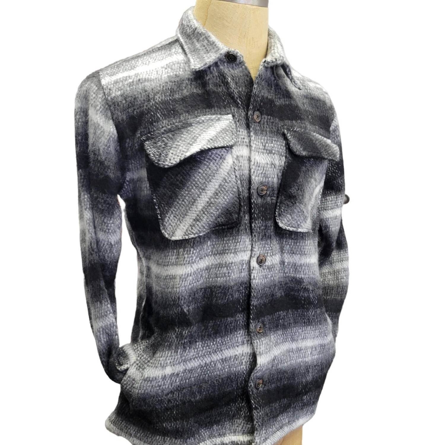 RNT23 - Men's Cotton Polyester Shirt Jacket - Rack Hunt -